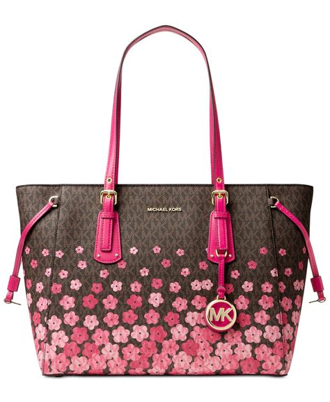 michael kors bag flower|floral Michael Kors purse.